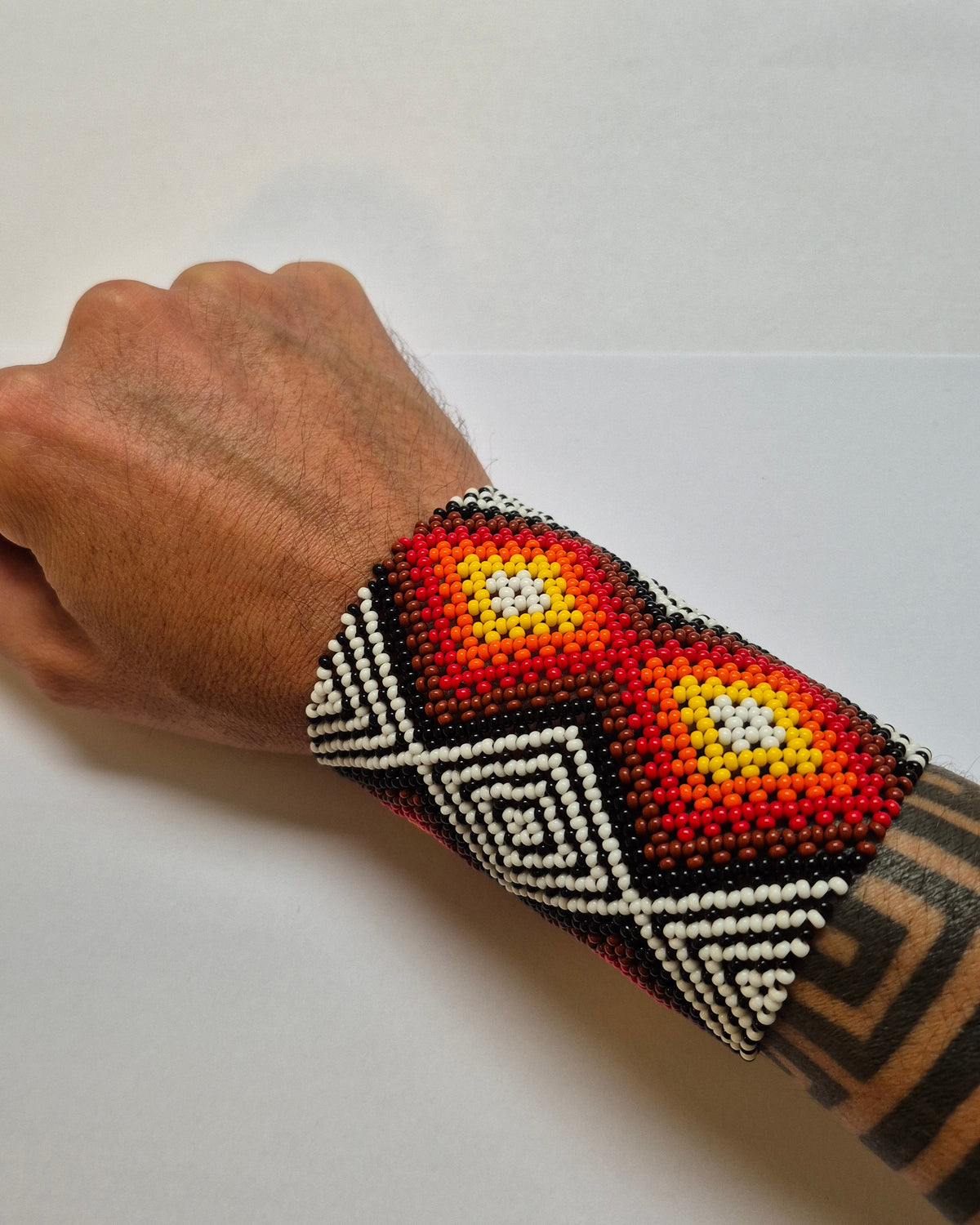 Pulseira de Miçanga fio Elástico Povo Kamayurá