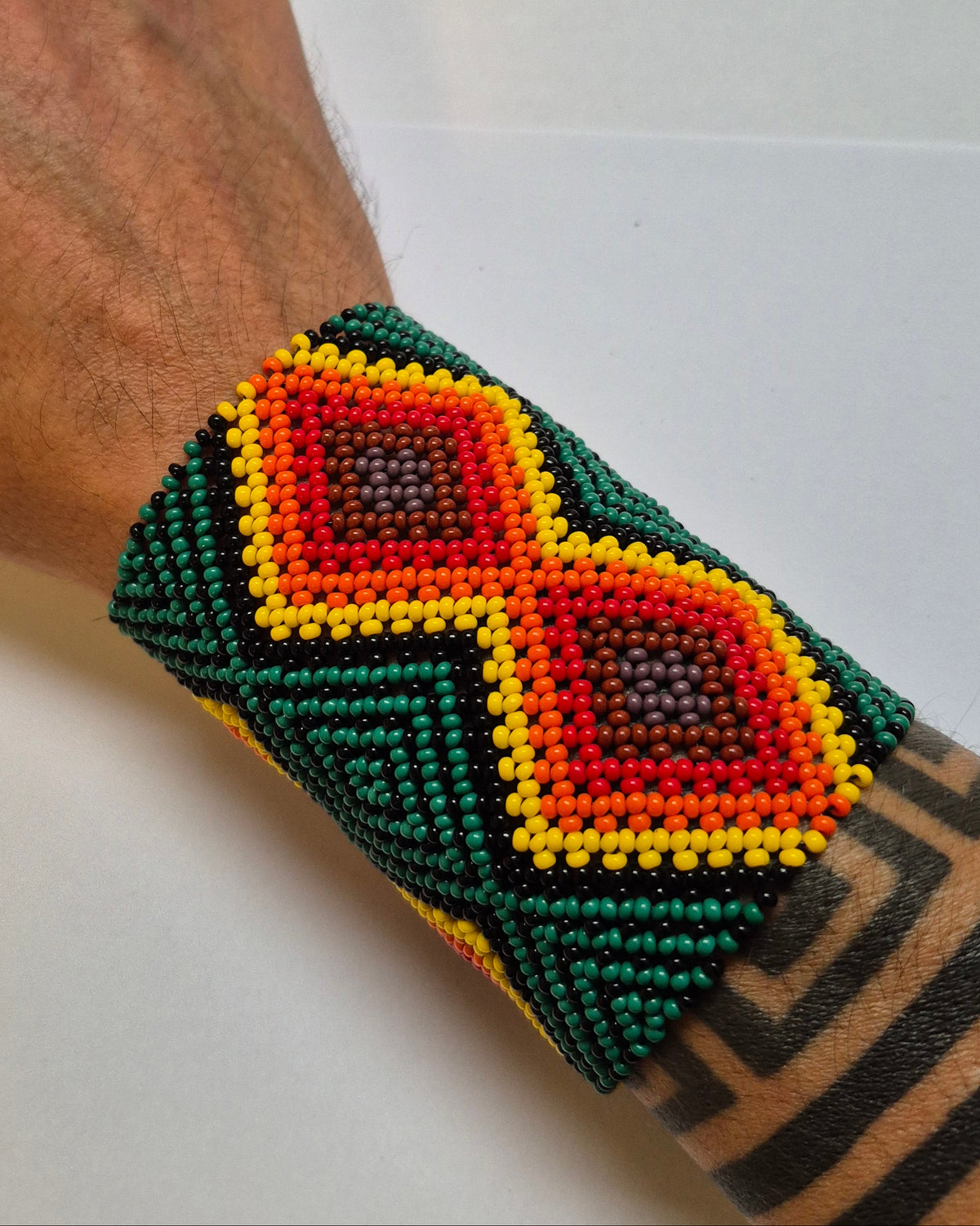Pulseira de Miçanga fio Elástico Povo Kamayurá