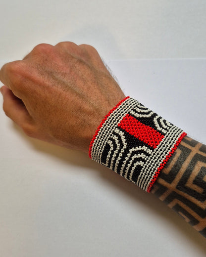 Pulseira de Miçanga fio Elástico Povo Kamayurá