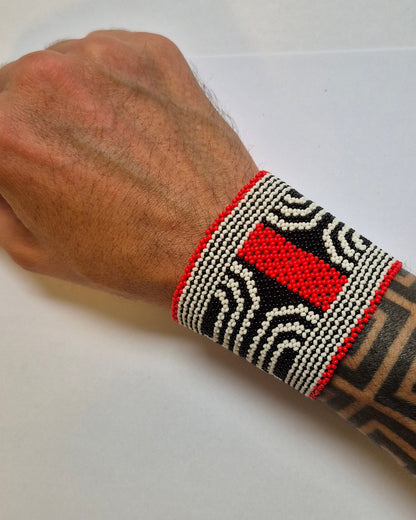 Pulseira de Miçanga fio Elástico Povo Kamayurá