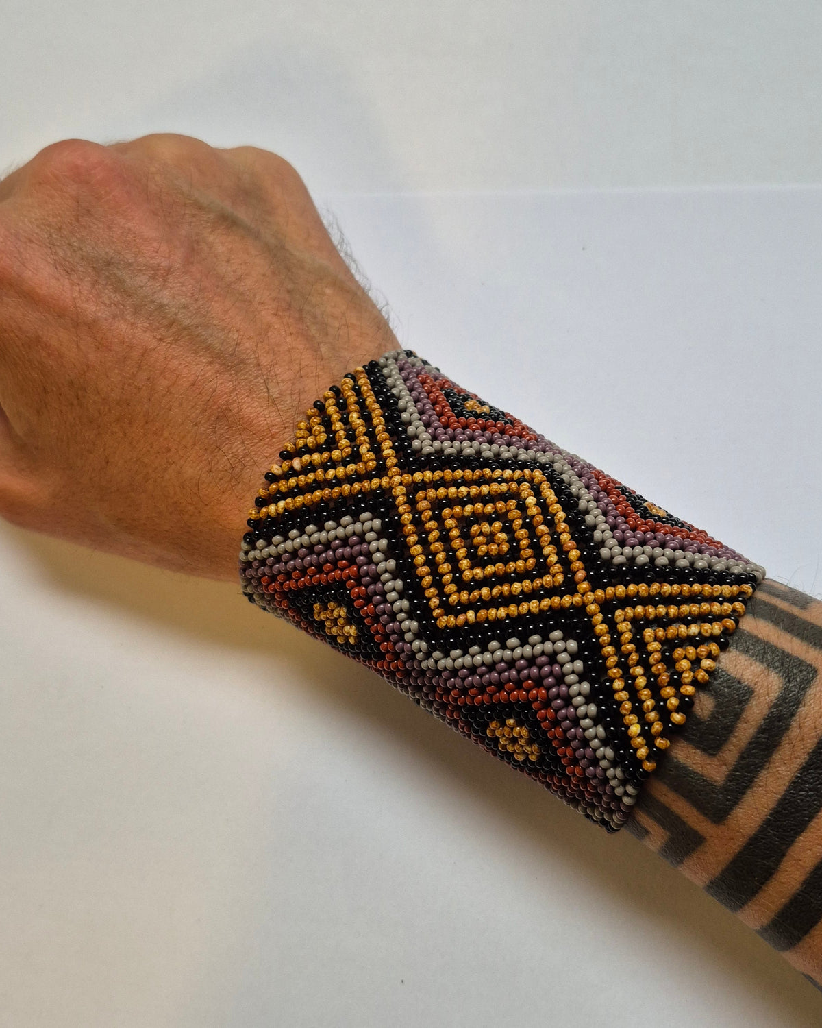 Pulseira de Miçanga fio Elástico Povo Kamayurá