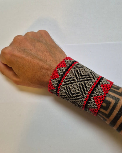 Pulseira de Miçanga fio Elástico Povo Kamayurá