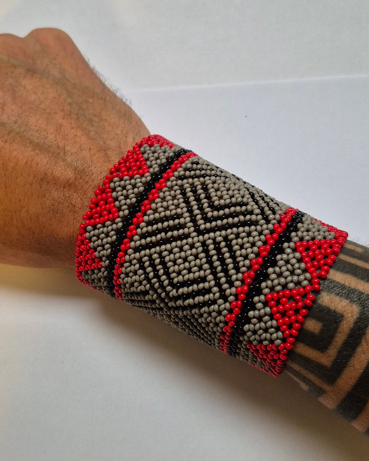 Pulseira de Miçanga fio Elástico Povo Kamayurá