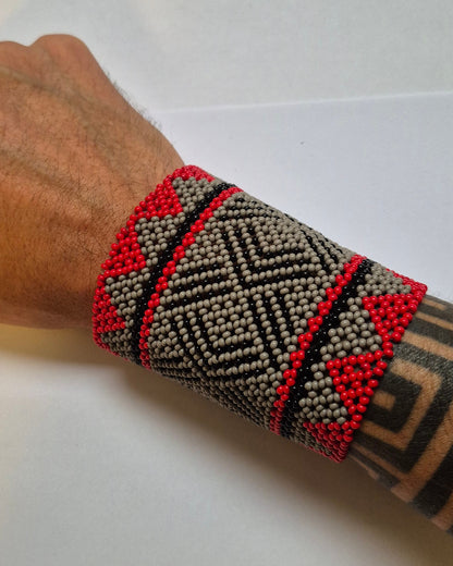 Pulseira de Miçanga fio Elástico Povo Kamayurá