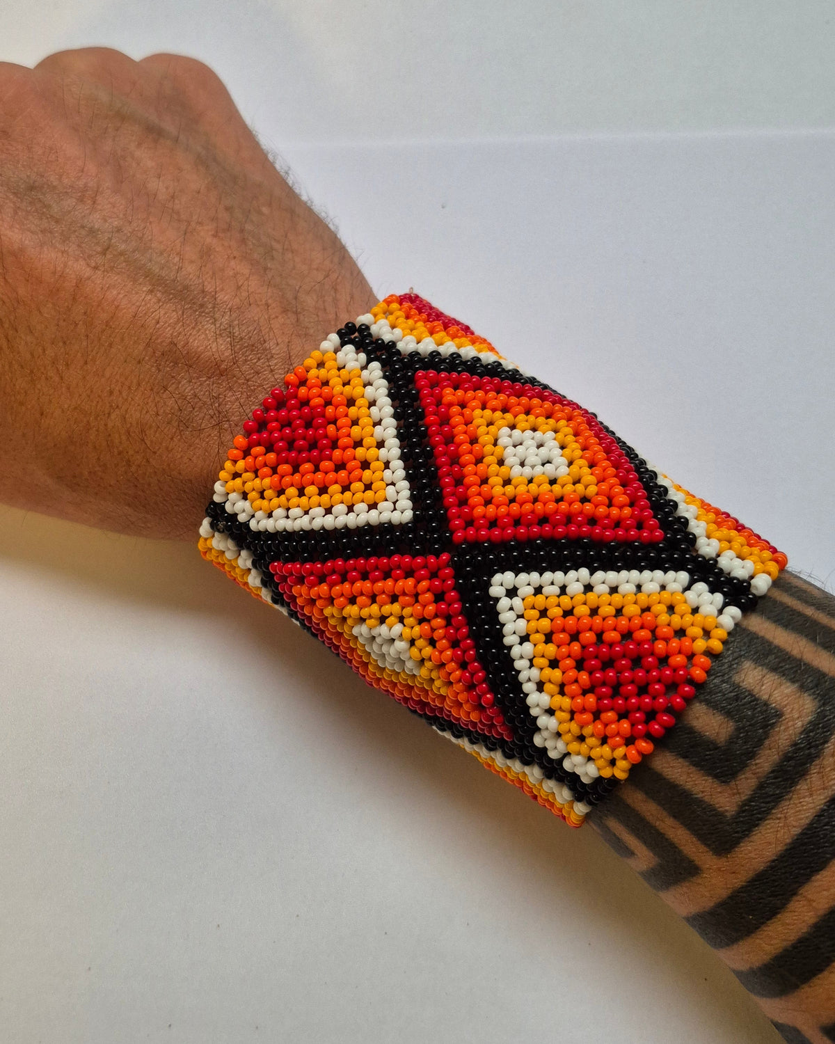 Pulseira de Miçanga fio Elástico Povo Kamayurá