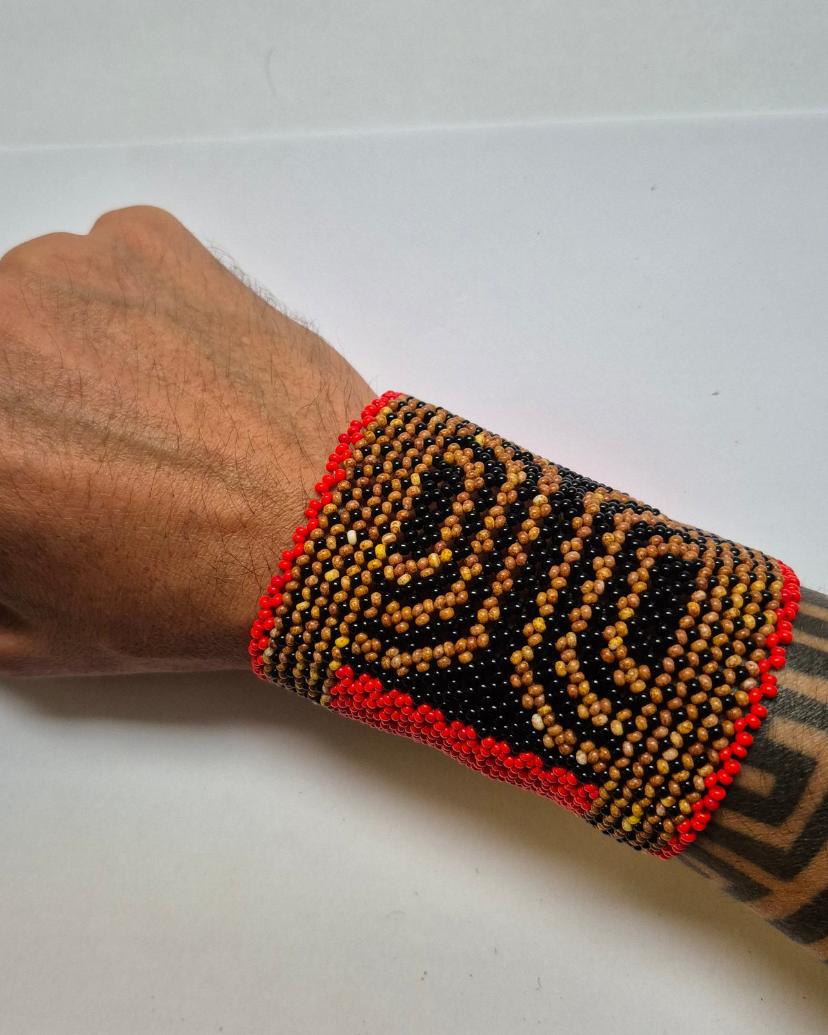 Pulseira de Miçanga fio Elástico Povo Kamayurá