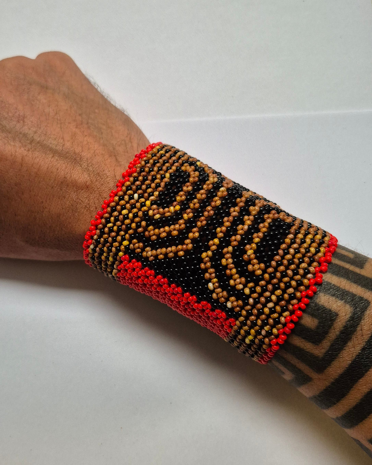 Pulseira de Miçanga fio Elástico Povo Kamayurá