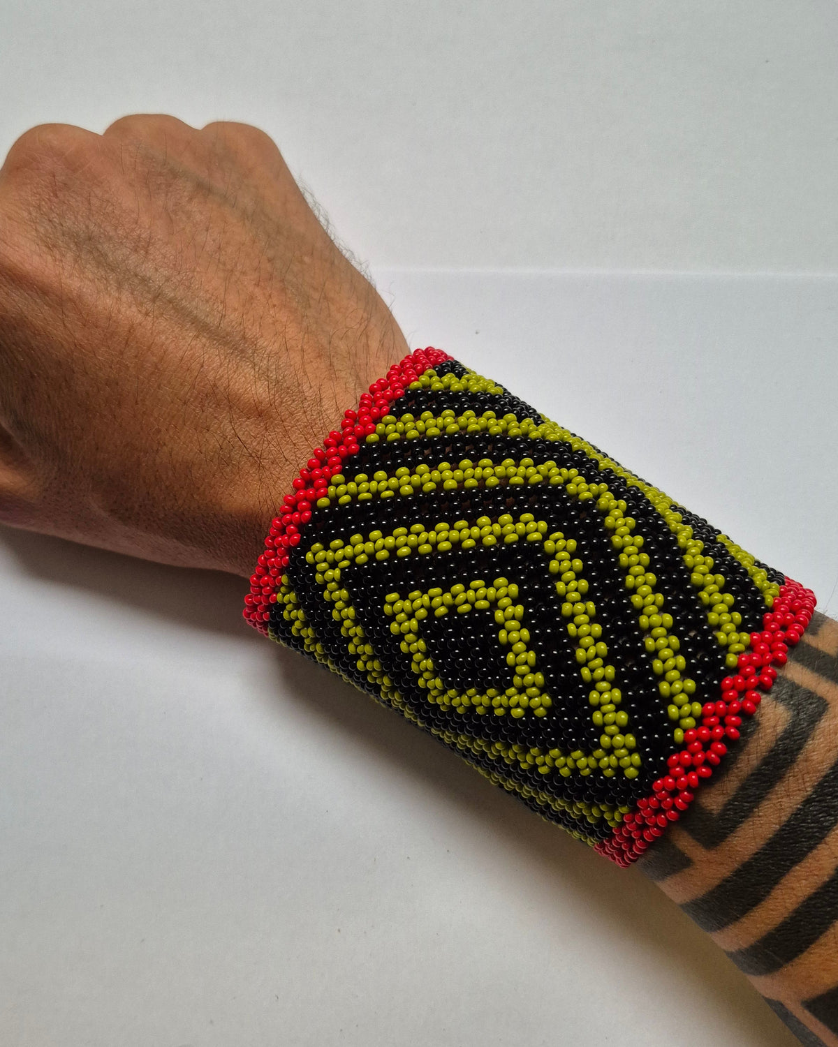 Pulseira de Miçanga fio Elástico Povo Kamayurá