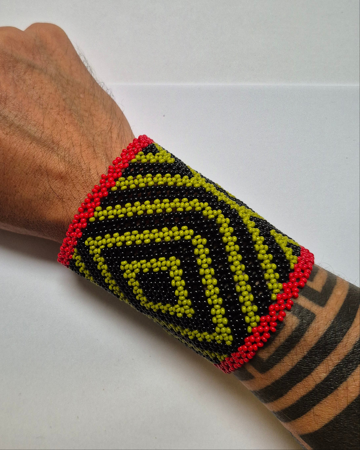 Pulseira de Miçanga fio Elástico Povo Kamayurá