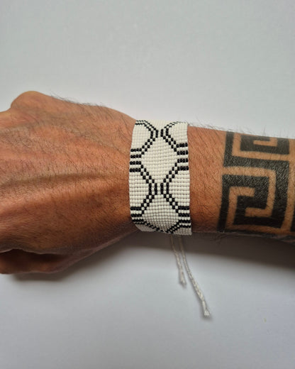 Pulseira de Miçanga Ajustável Povo Waura