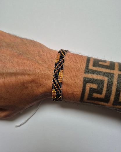 Pulseira de Miçanga Ajustável Povo Waura