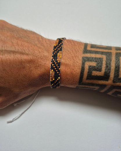 Pulseira de Miçanga Ajustável Povo Waura