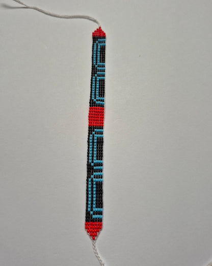 Pulseira de Miçanga Ajustável Povo Waura