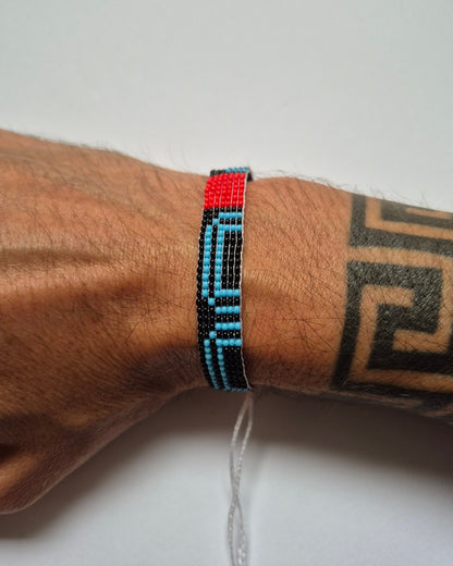 Pulseira de Miçanga Ajustável Povo Waura