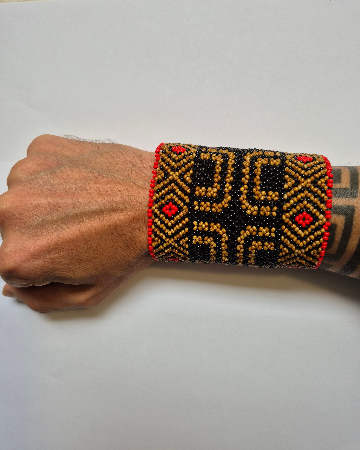Pulseira de Miçanga fio Elástico Povo Kamayurá