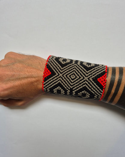 Pulseira de Miçanga fio Elástico Povo Kamayurá
