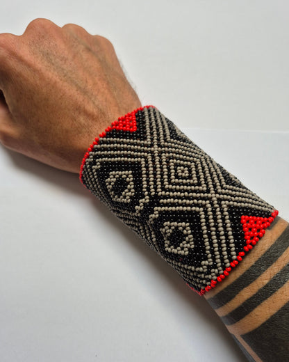 Pulseira de Miçanga fio Elástico Povo Kamayurá