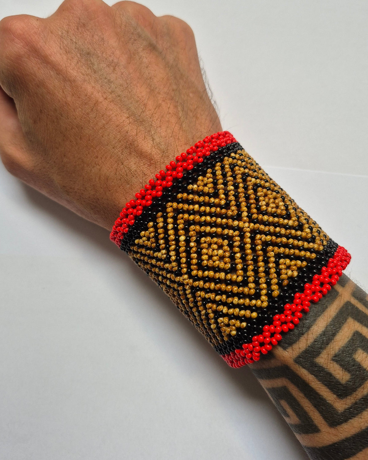 Pulseira de Miçanga fio Elástico Povo Kamayurá