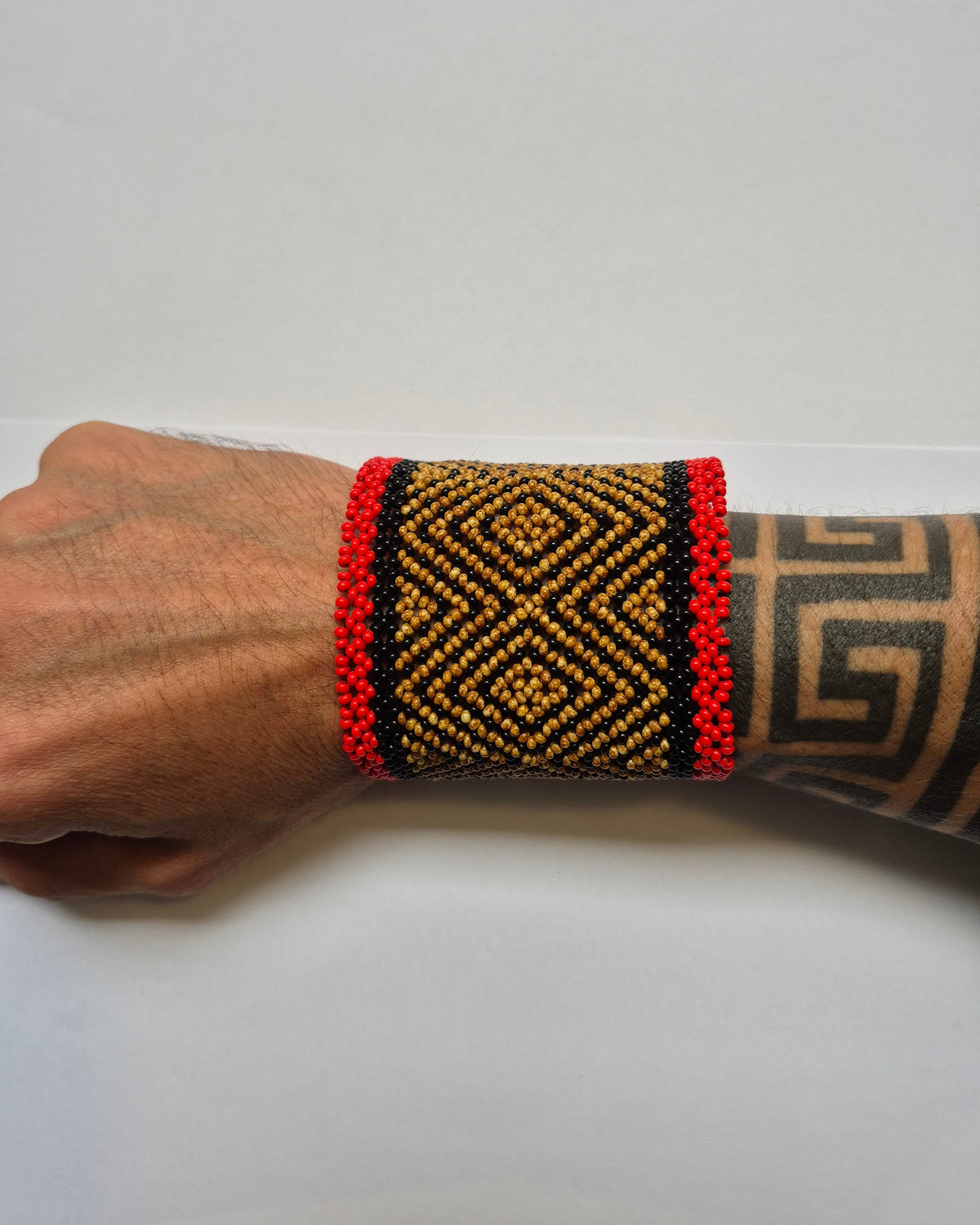 Pulseira de Miçanga fio Elástico Povo Kamayurá
