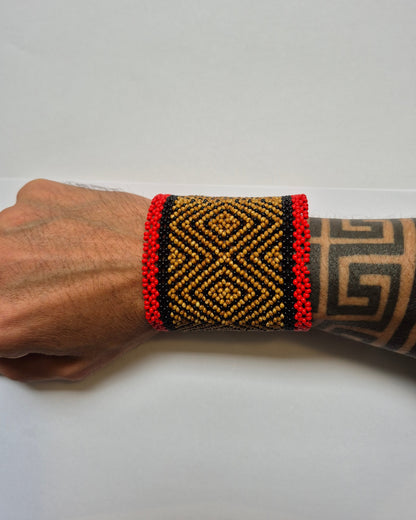 Pulseira de Miçanga fio Elástico Povo Kamayurá