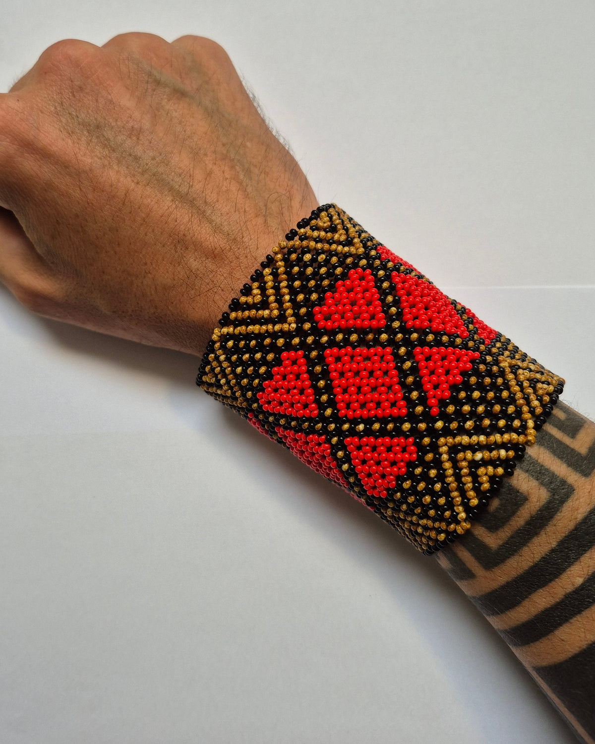 Pulseira de Miçanga fio Elástico Povo Kamayurá