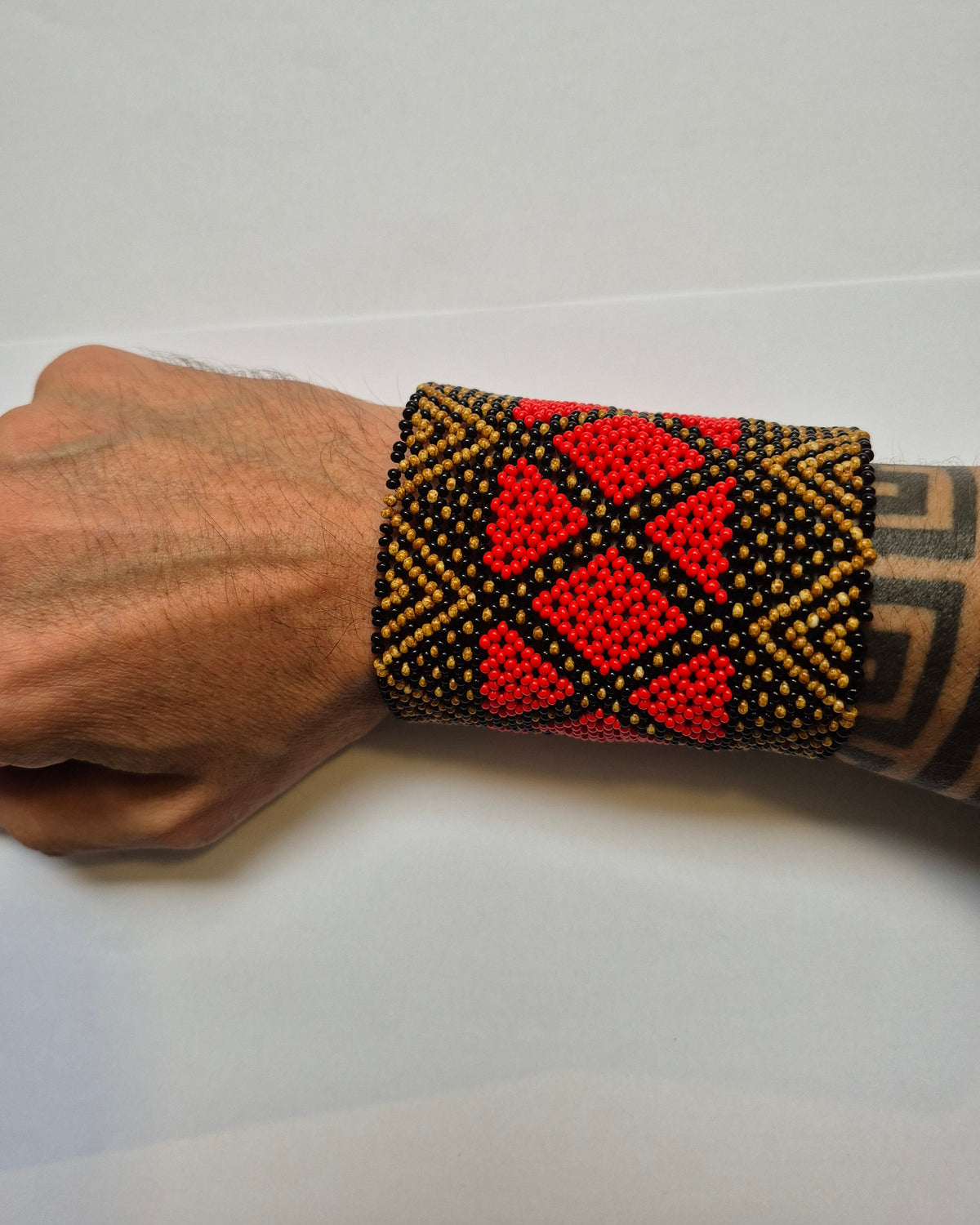 Pulseira de Miçanga fio Elástico Povo Kamayurá