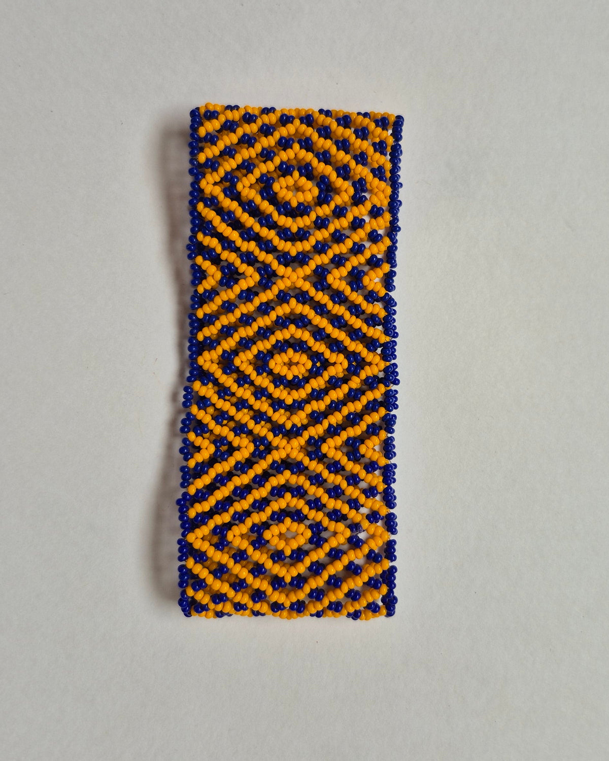 Pulseira de Miçanga Azul e Laranja Povo Waura