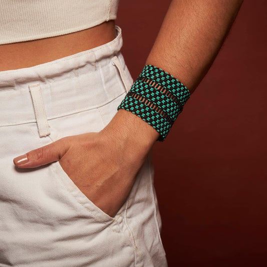 Pulseira Artesanal Indígena Povo Kayapó