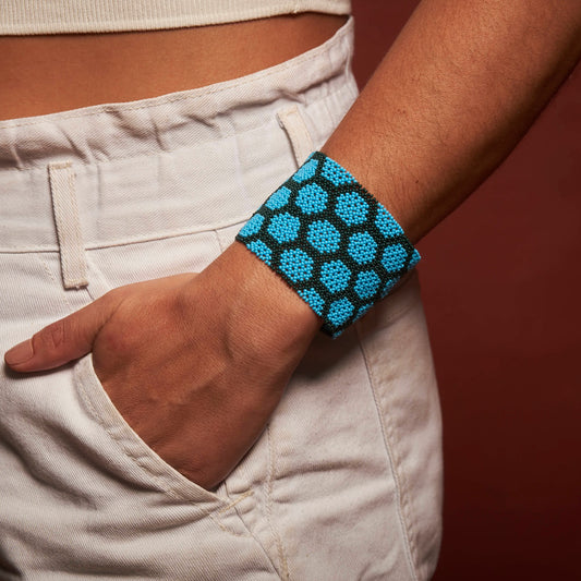 Pulseira de Miçanga  Indígena Povo Kayapó
