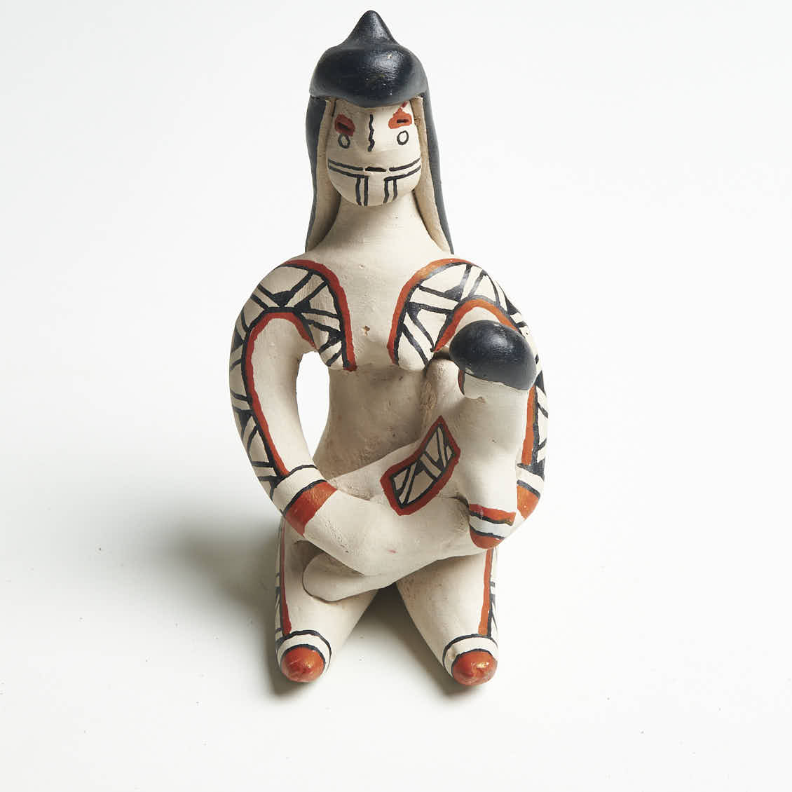 Boneca de cerâmica Ritxoko Povo Karajá