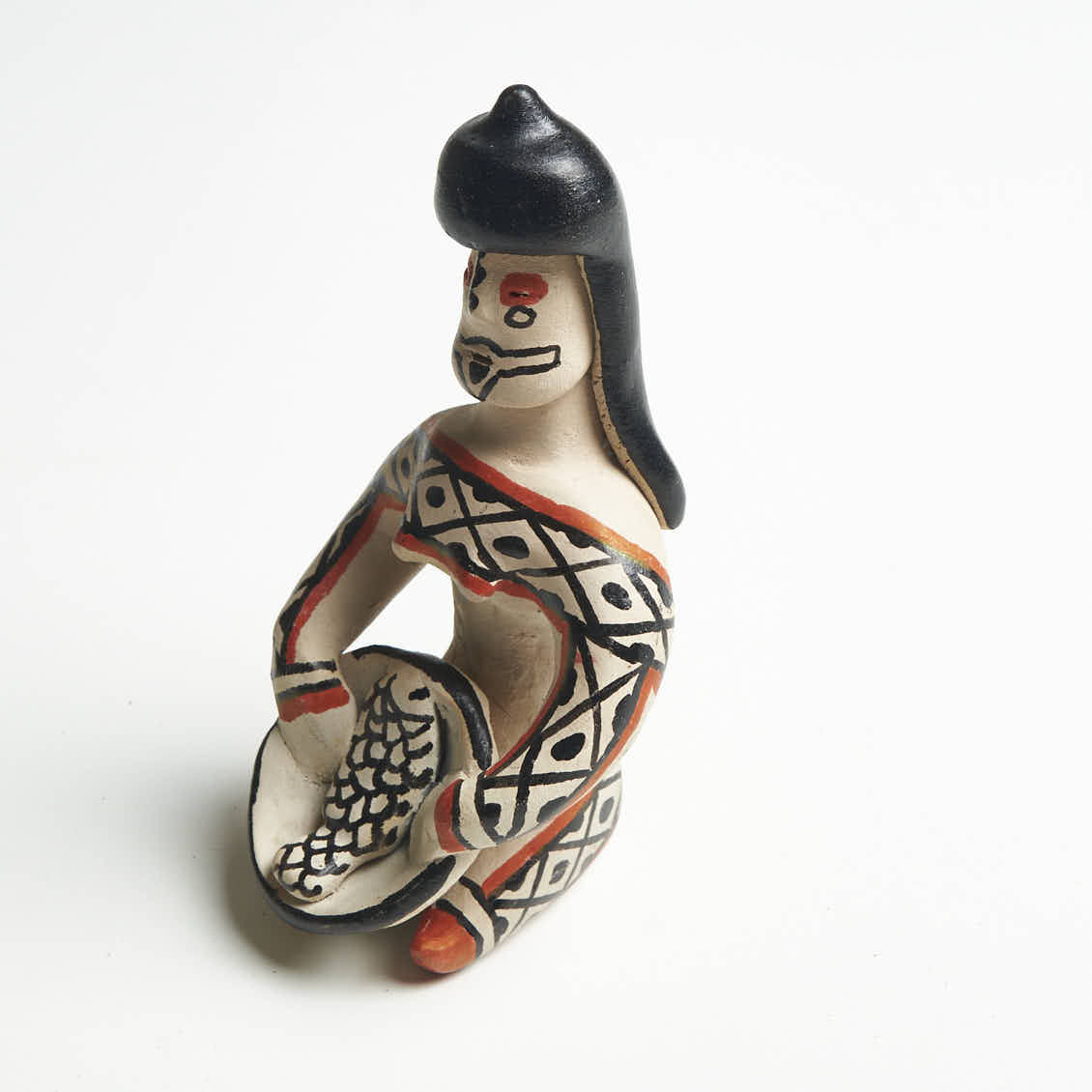 Boneca de cerâmica Ritxoko Povo Karajá