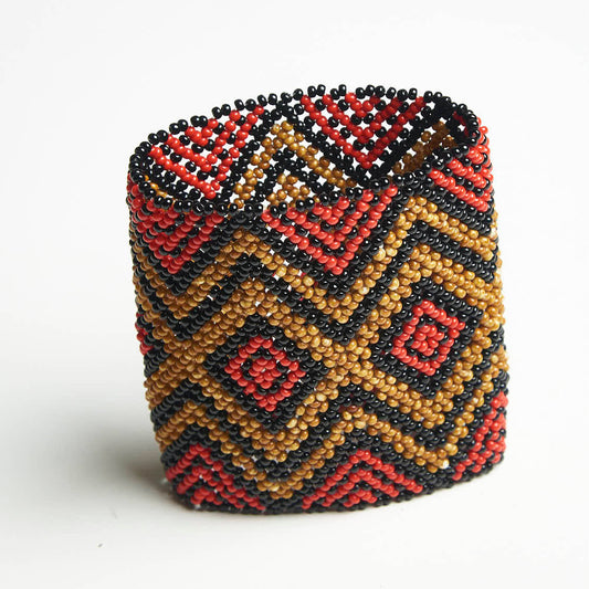 Pulseira de Miçanga fio Elástico Povo Kamayurá