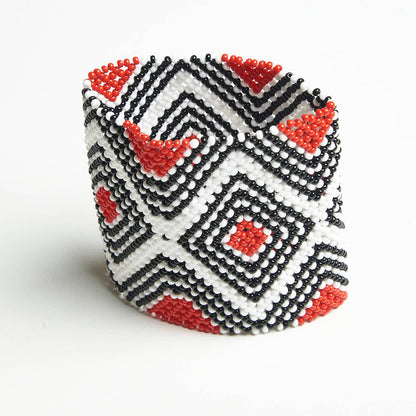 Pulseira de Miçanga fio Elástico Povo Kamayurá