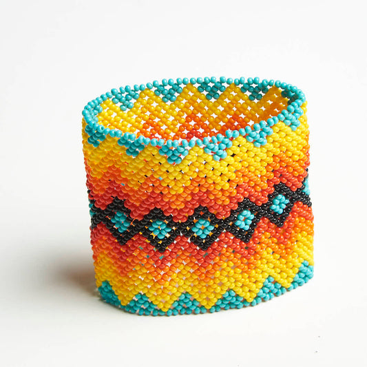 Pulseira de Miçanga fio Elástico Povo Kamayurá