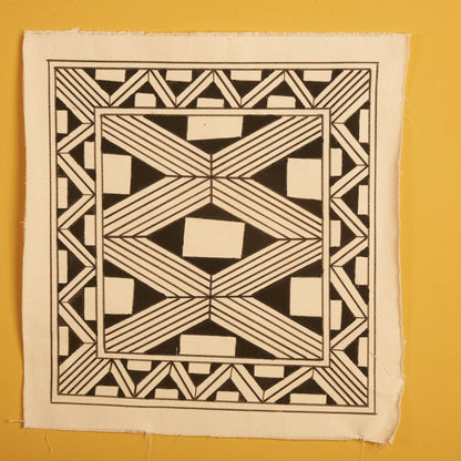 Pintura em Tecido de Algodão Kuikuro