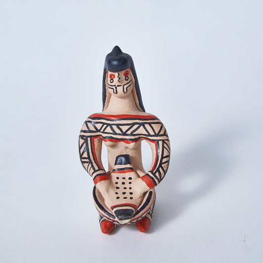 Boneca de cerâmica Ritxoko Povo Karajá