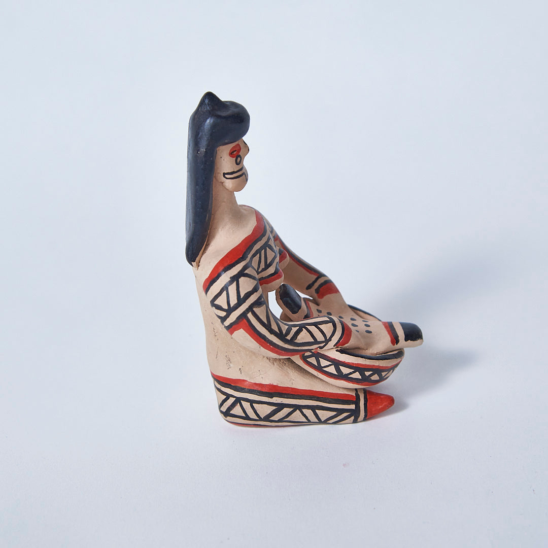 Boneca de cerâmica Ritxoko Povo Karajá