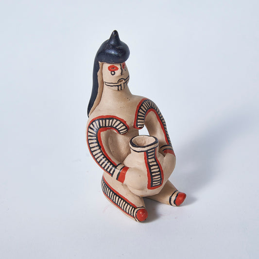 Boneca de cerâmica Ritxoko Povo Karajá