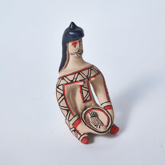 Boneca de cerâmica Ritxoko Povo Karajá