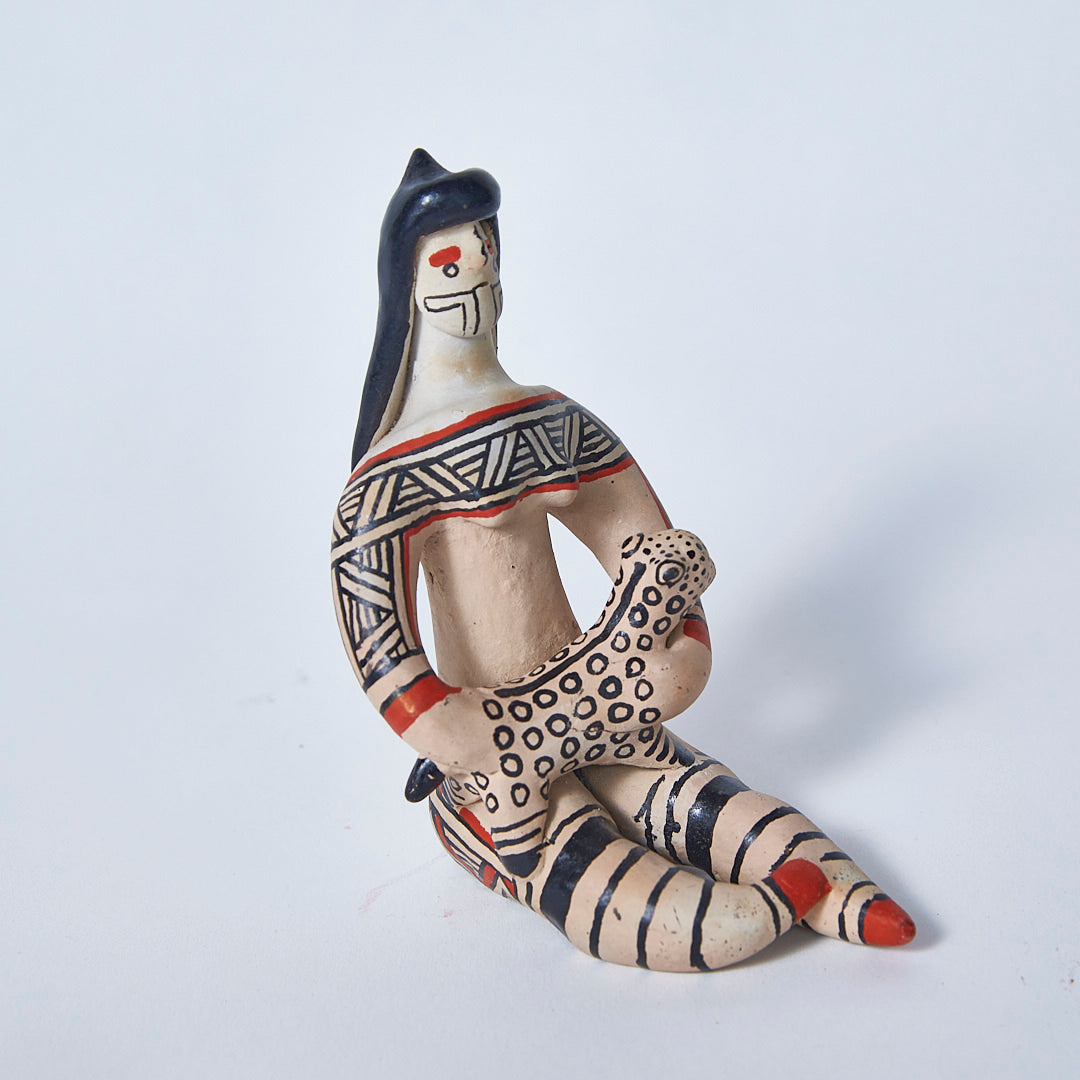 Boneca de cerâmica Ritxoko Povo Karajá