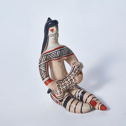 Boneca de cerâmica Ritxoko Povo Karajá