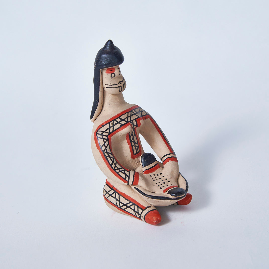 Boneca de cerâmica Ritxoko Povo Karajá