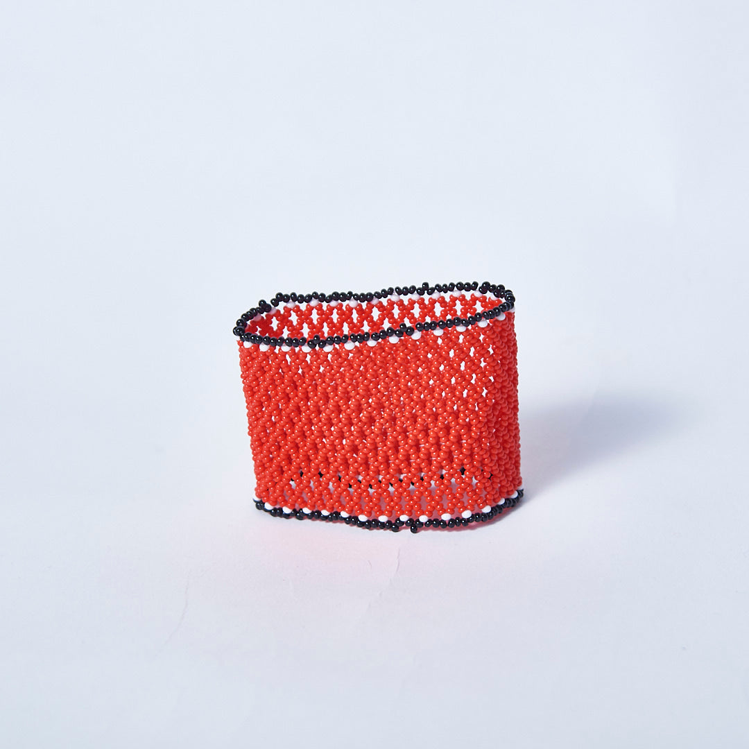 Pulseira de Miçanga Colorida fio Elástico Povo Waura