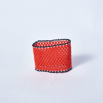 Pulseira de Miçanga Colorida fio Elástico Povo Waura