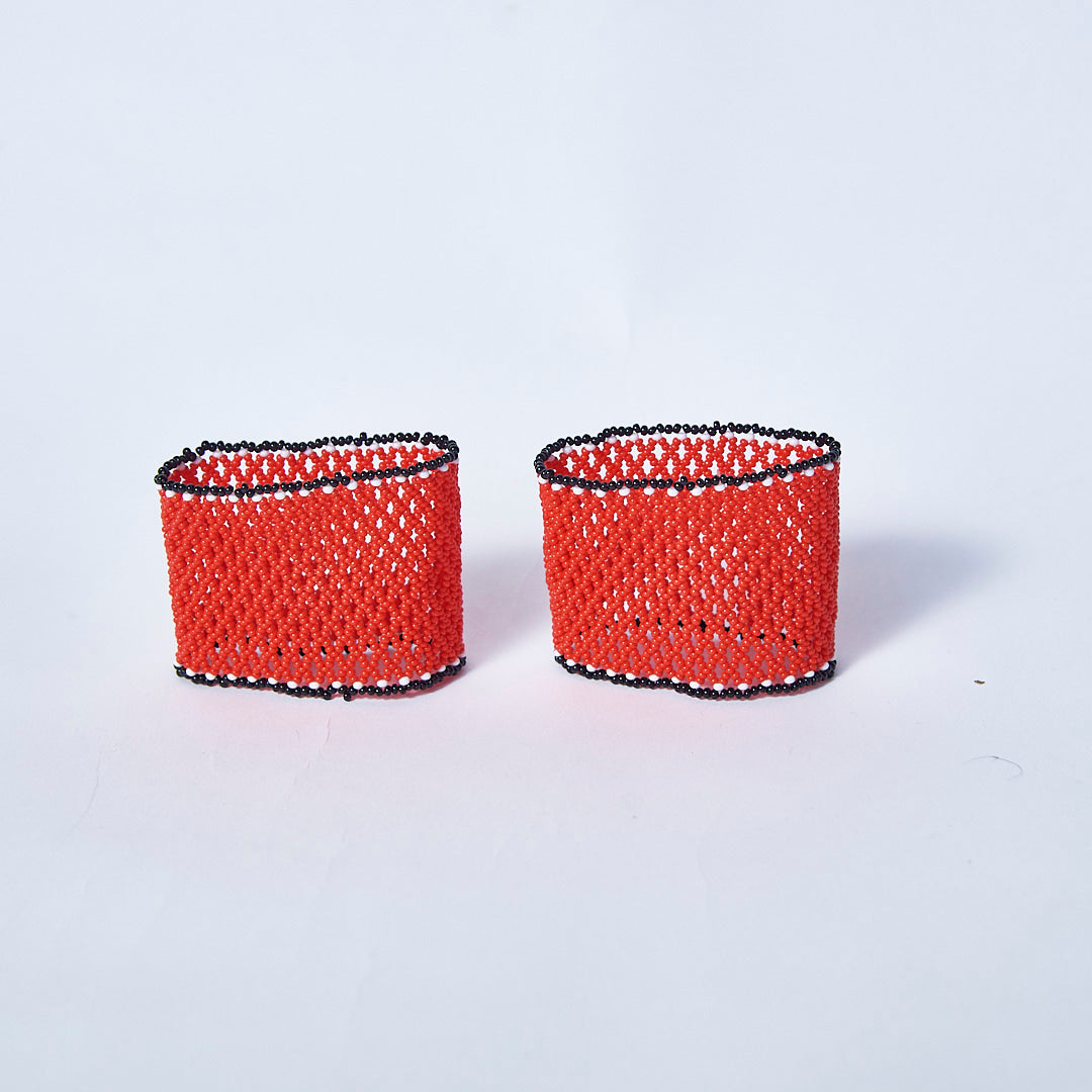 Pulseira de Miçanga Colorida fio Elástico Povo Waura