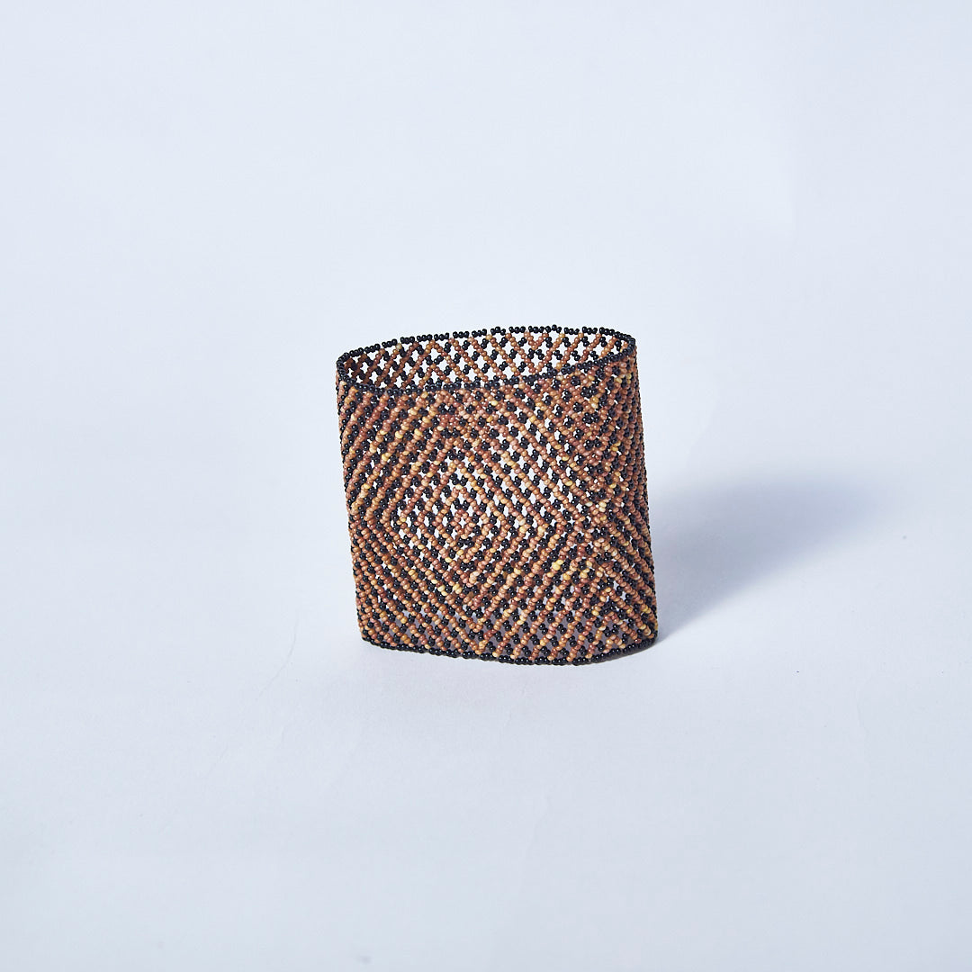 Pulseira de Miçanga Colorida fio Elástico Povo Waura
