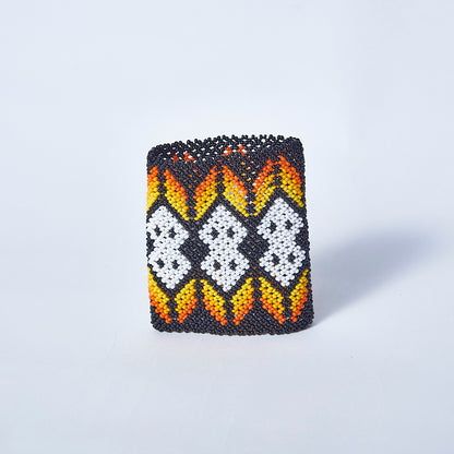 Pulseira de Miçanga Colorida fio Elástico Povo Kamayurá