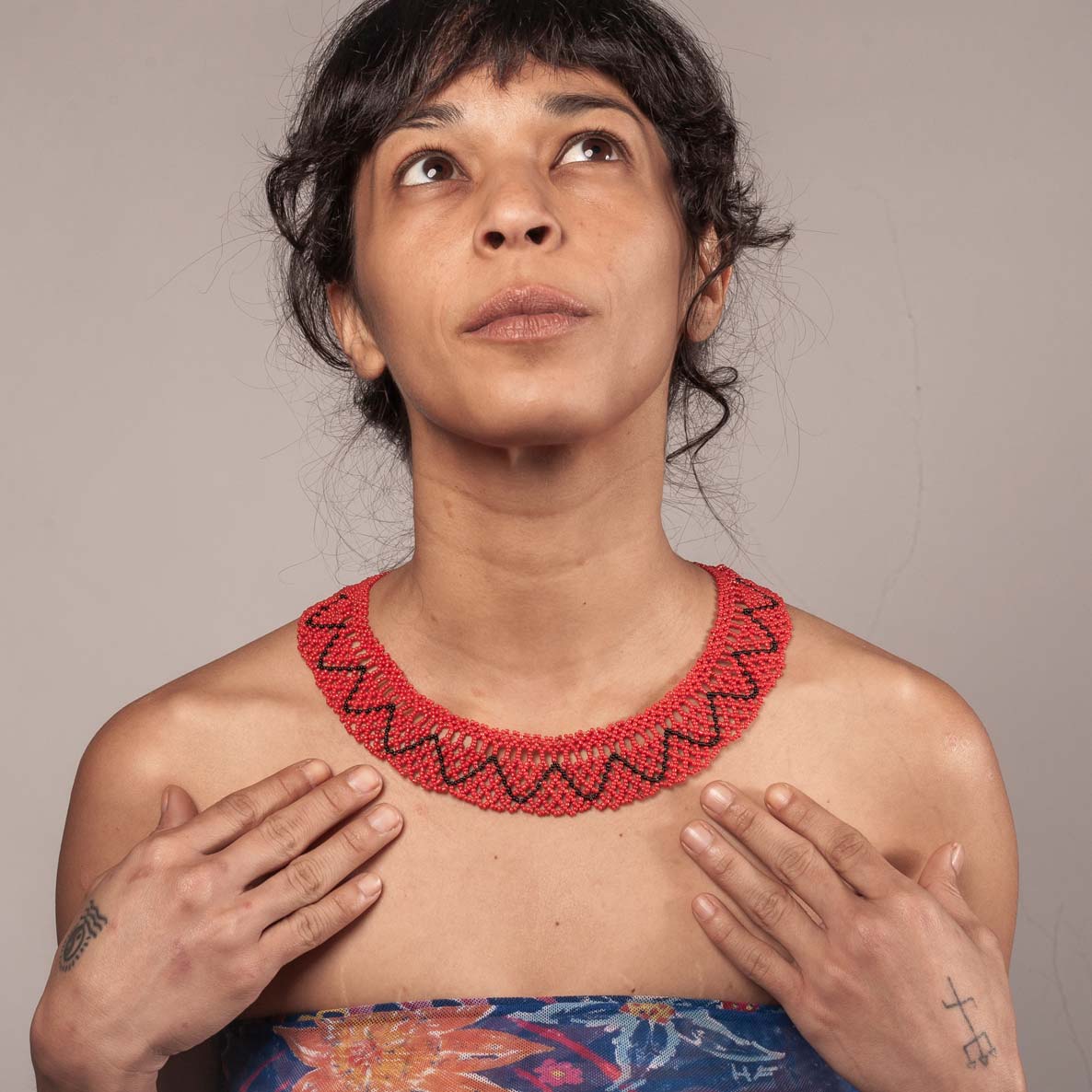 Colar de Miçanga Povo Waura