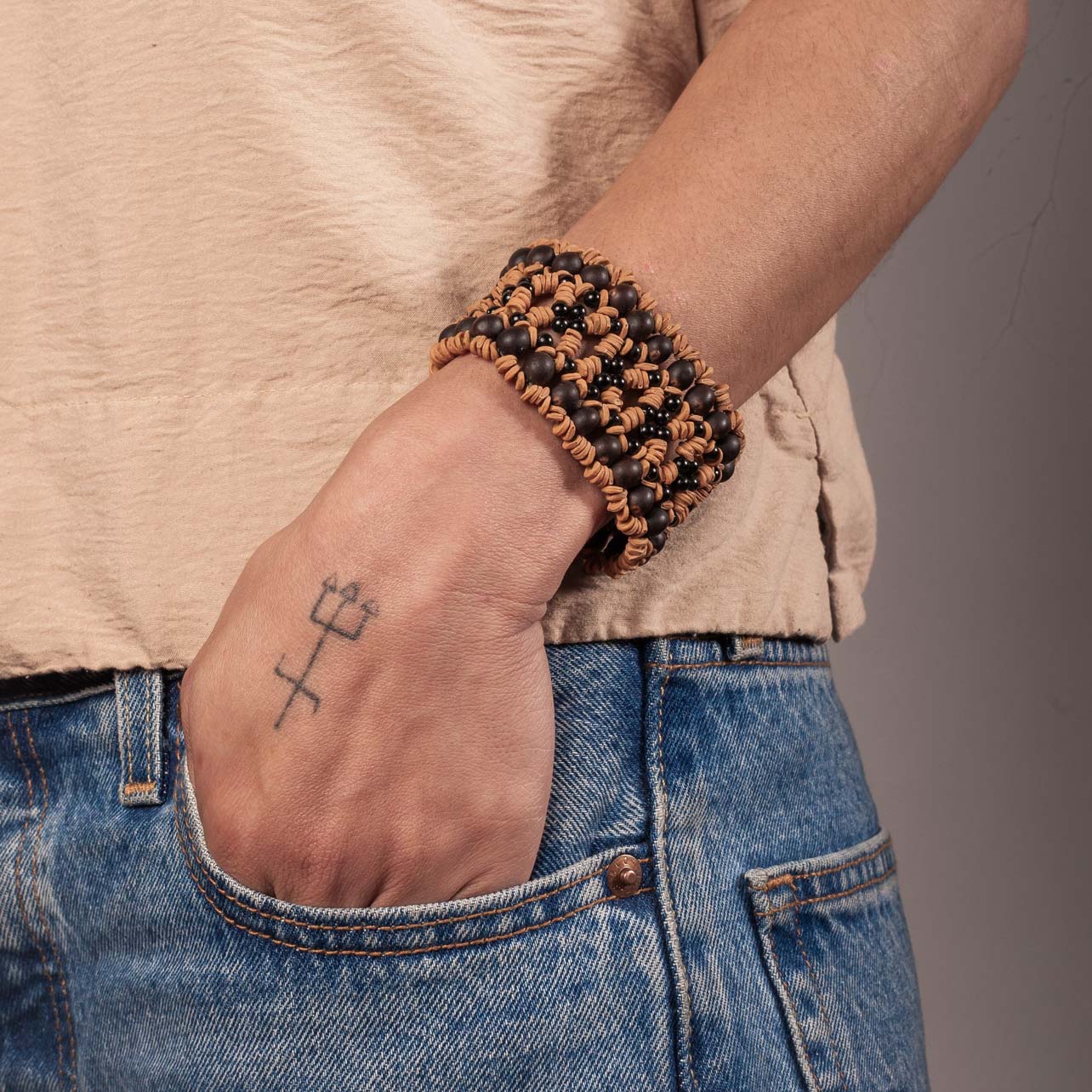 Pulseira de Sementes Povo Apiaká