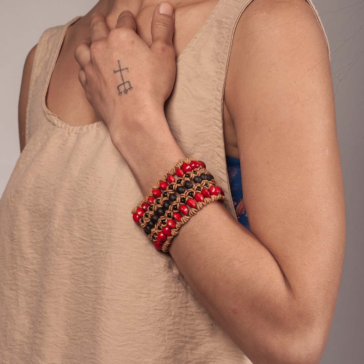 Pulseira de Sementes Povo Apiaká